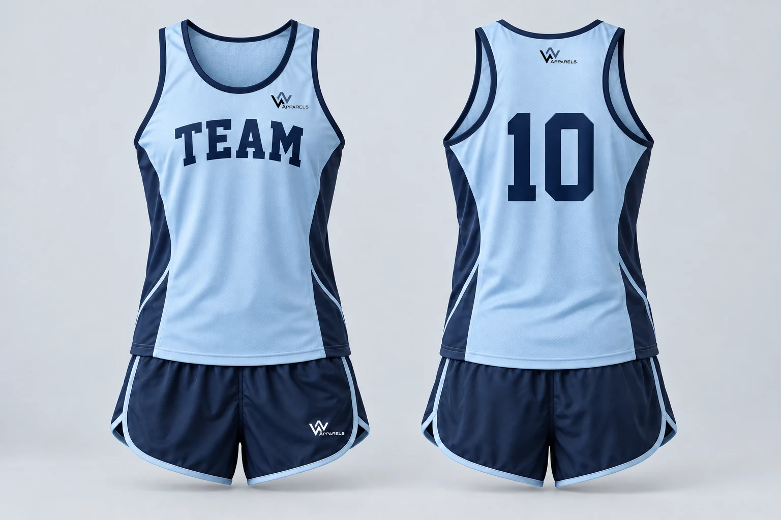 Athletics front and back personalization concept