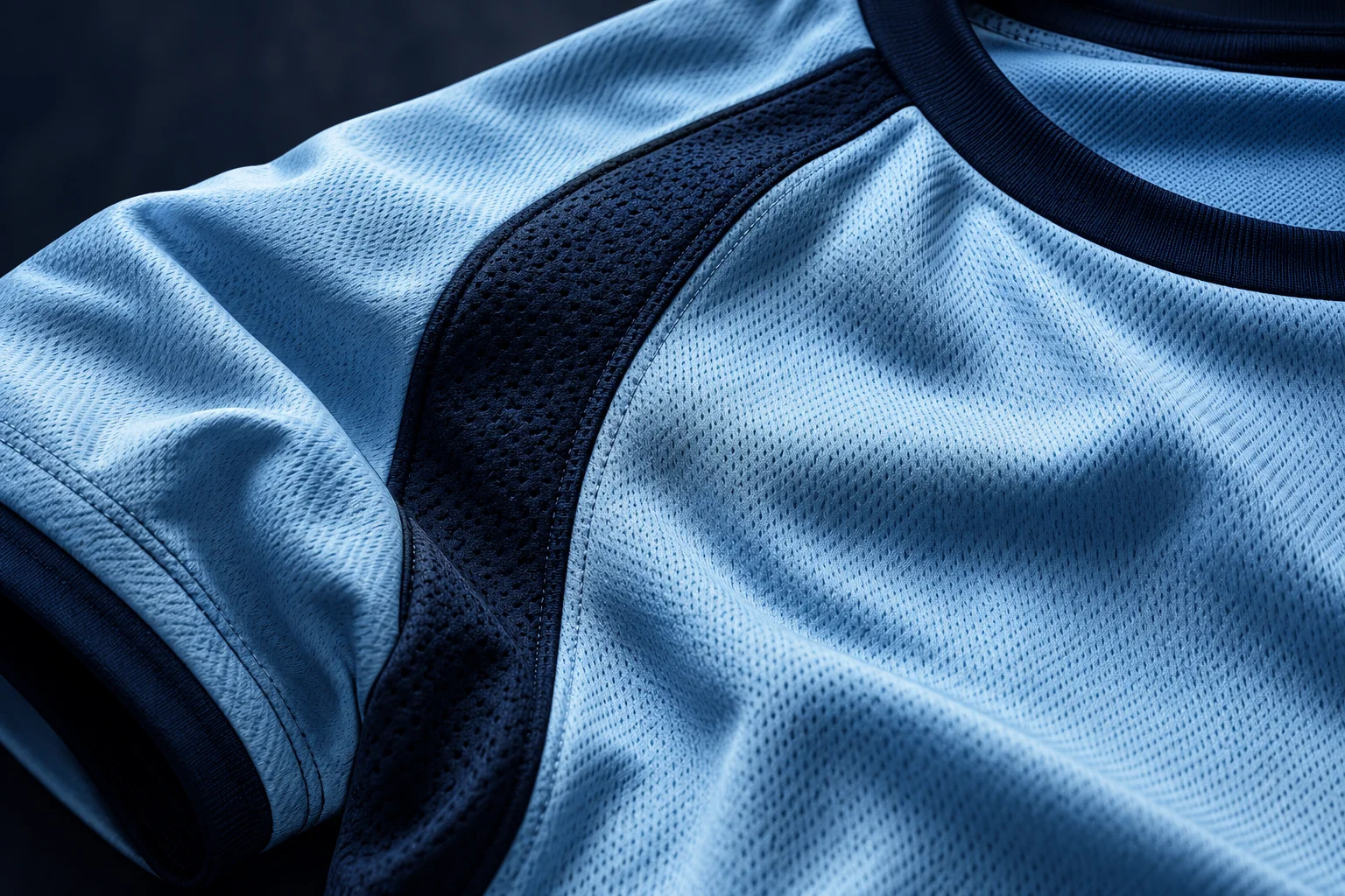 Field Hockey garment fabric close-up
