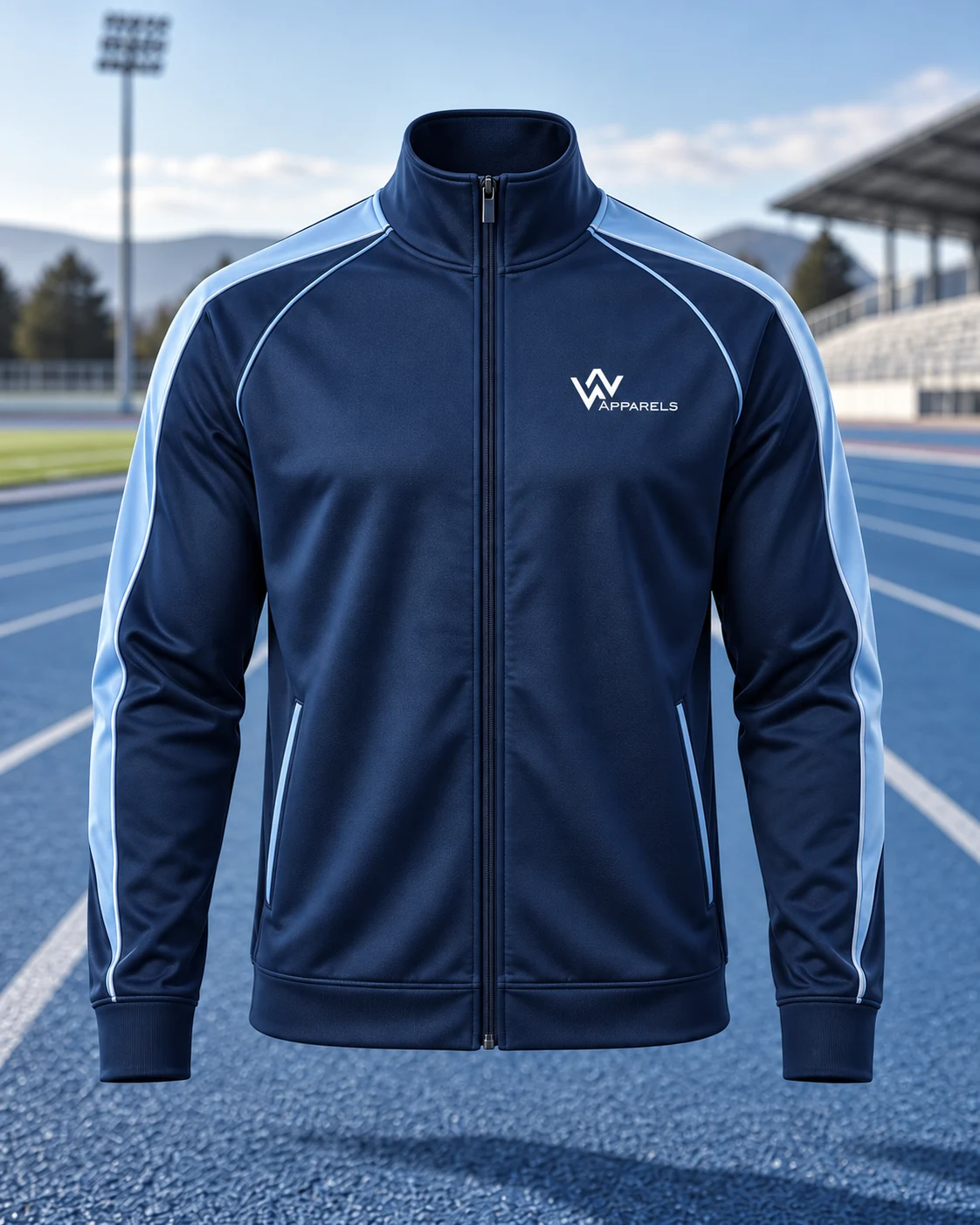 Athletics: track warm-up apparel concept