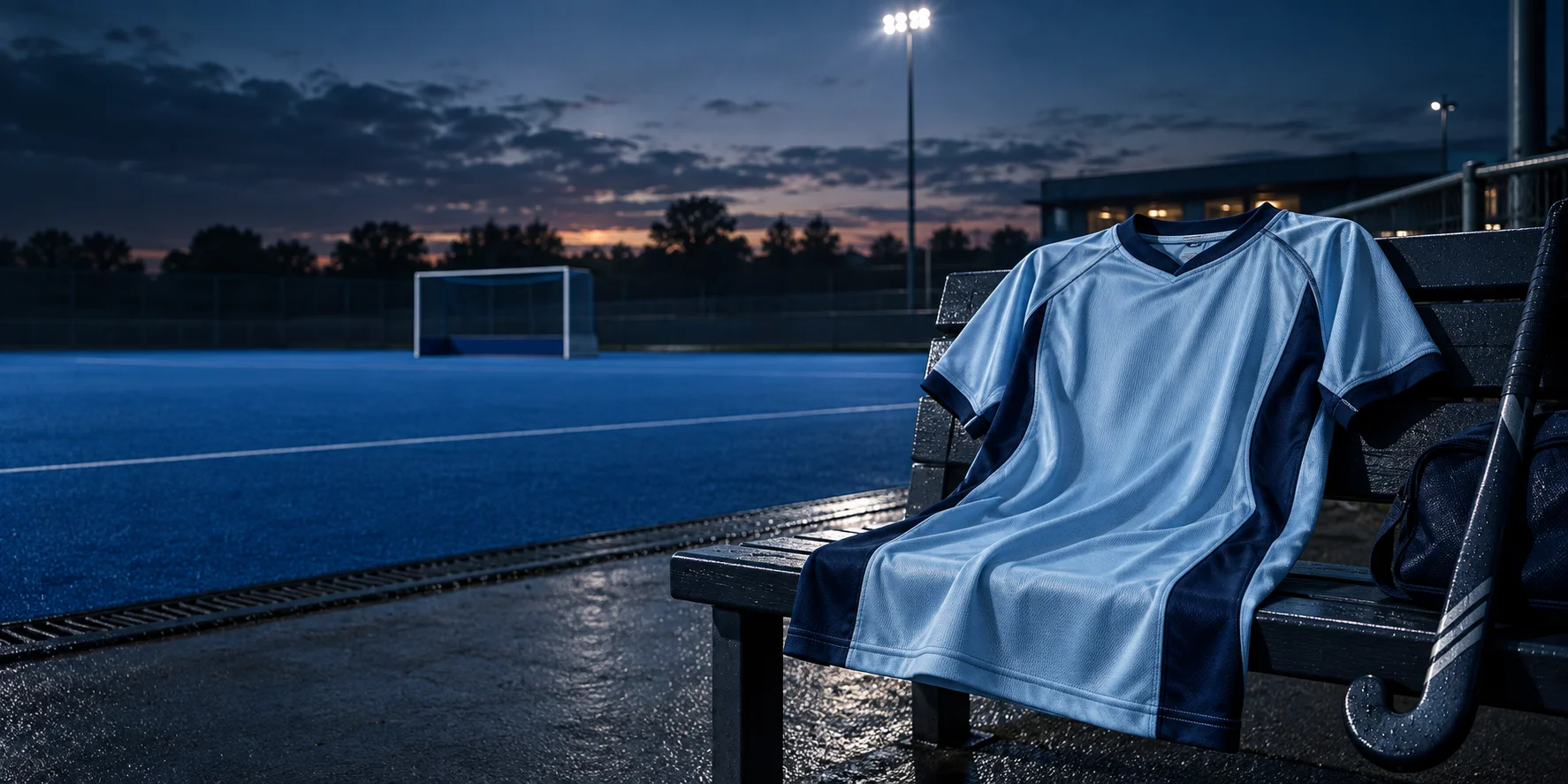 Field Hockey apparel campaign concept at its sporting venue