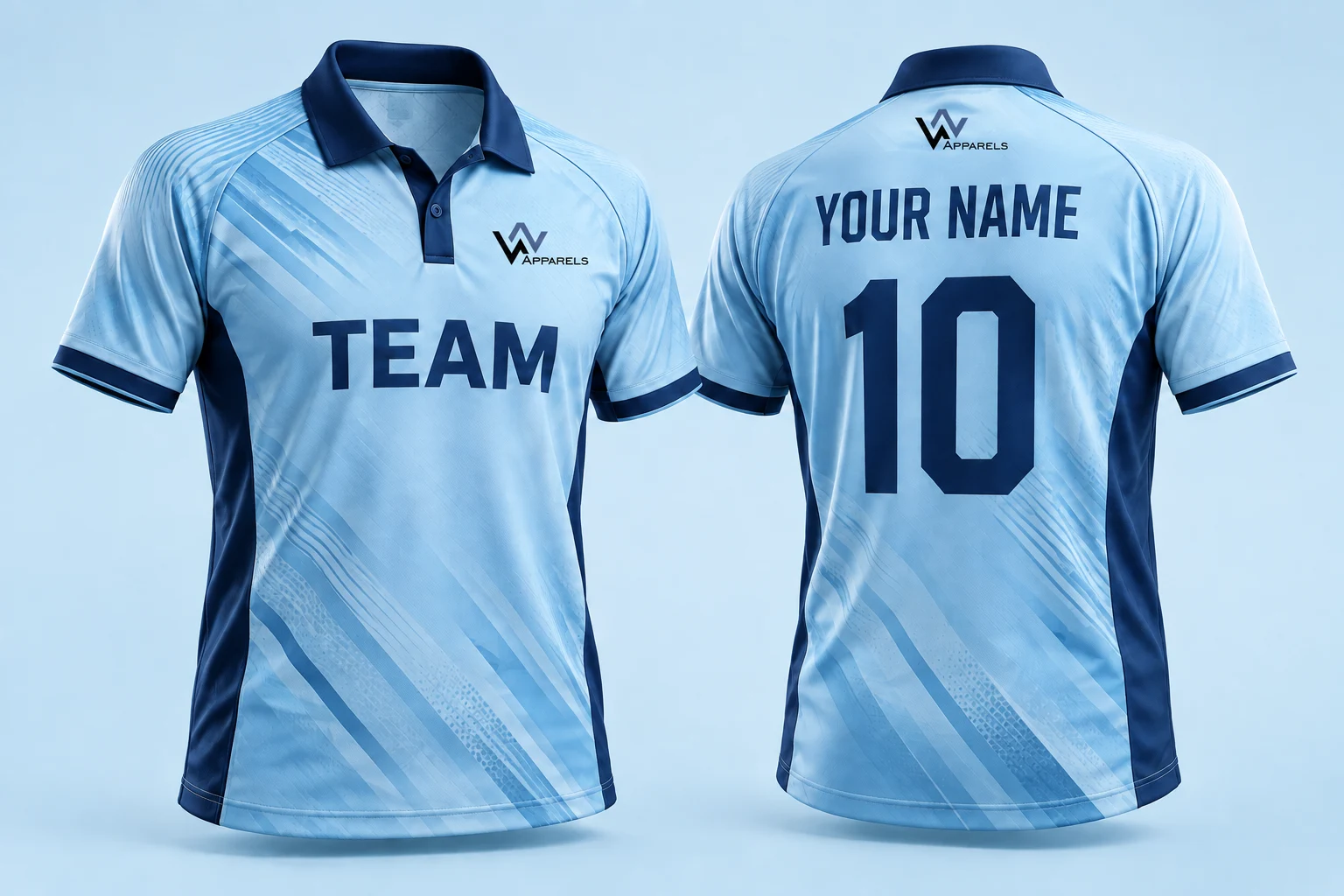 Cricket front and back personalization concept