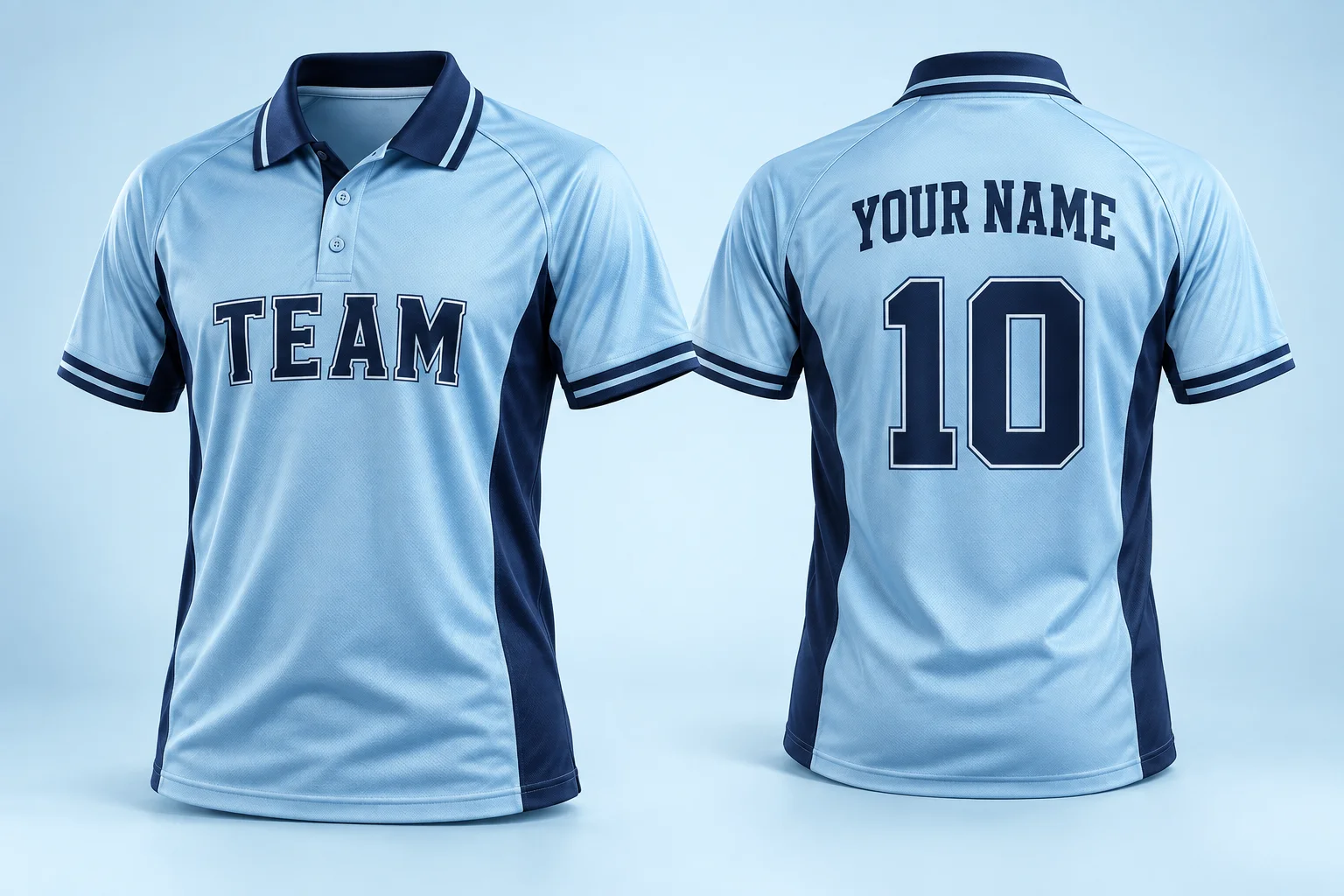 Racket Sports front and back personalization concept